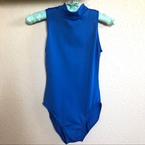 DANCE Department Mock Neck ZIP Back Bodysuit